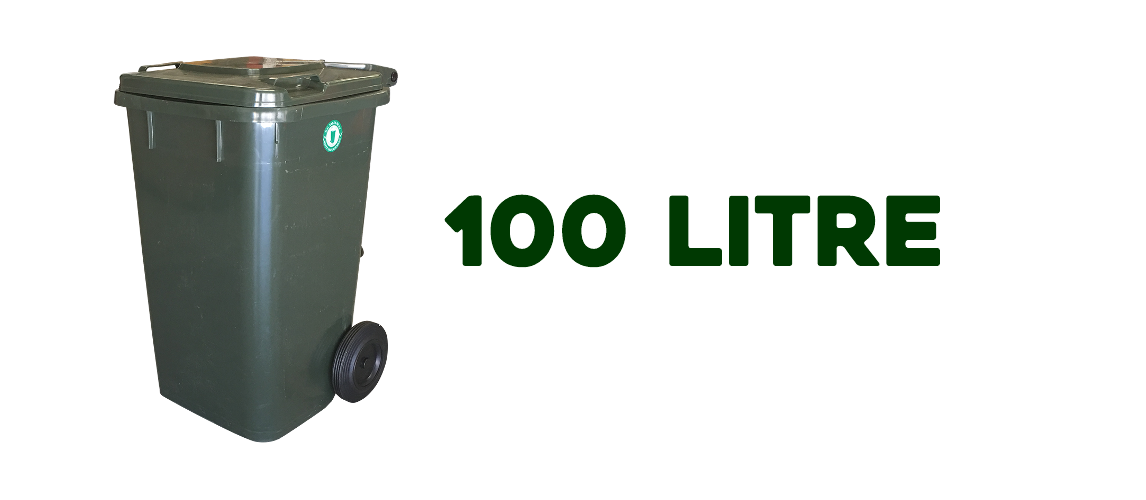 small green wheelie bins
